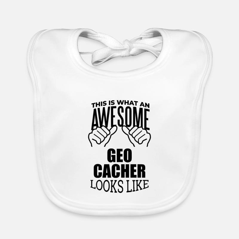 Geocaching Organic Baby Bibs