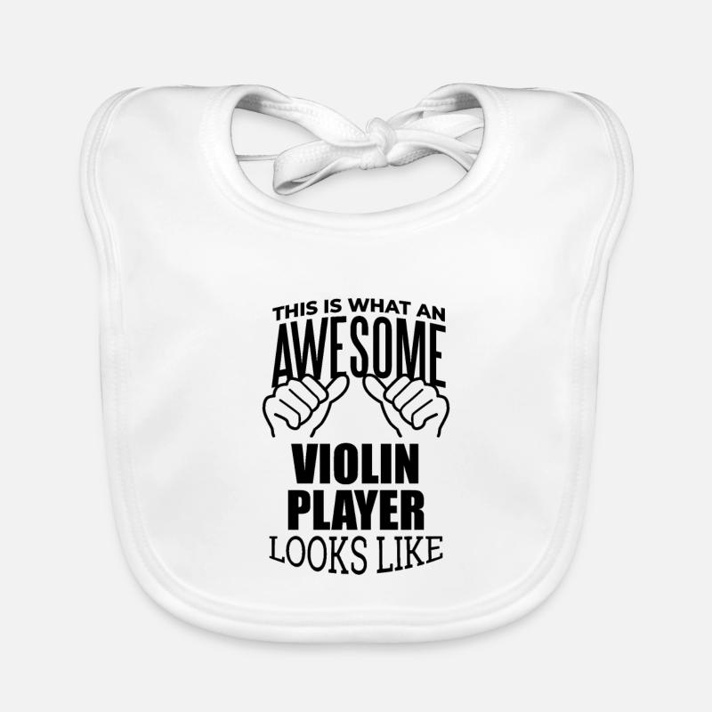 violon Bavoir bio Bébé