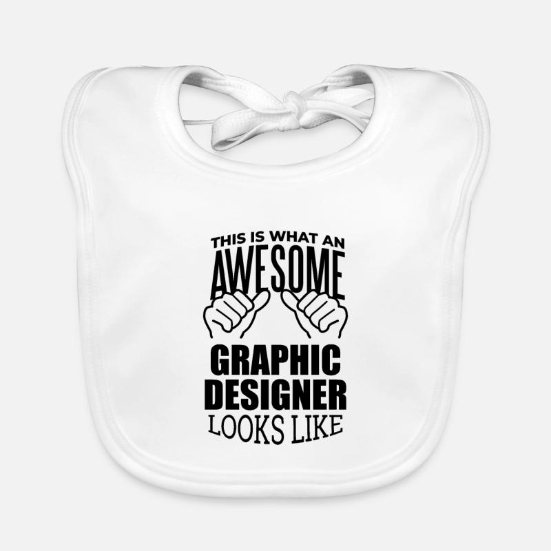 Graphiste Bavoir bio Bébé