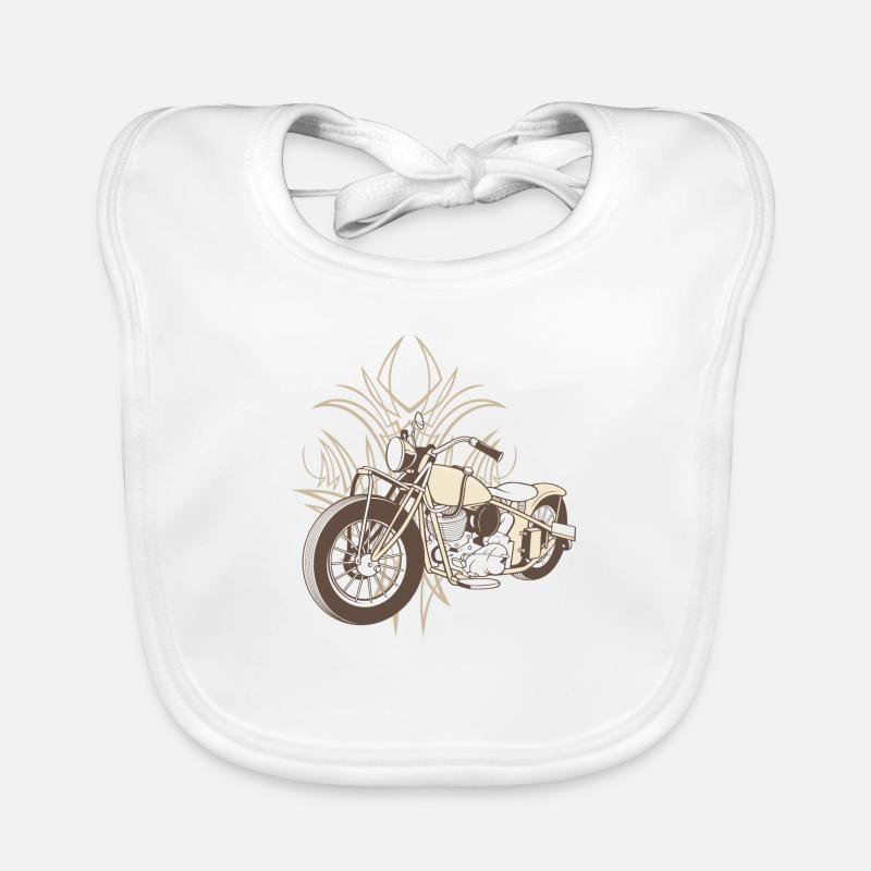 Old.chopper Baby Bio-Lätzchen