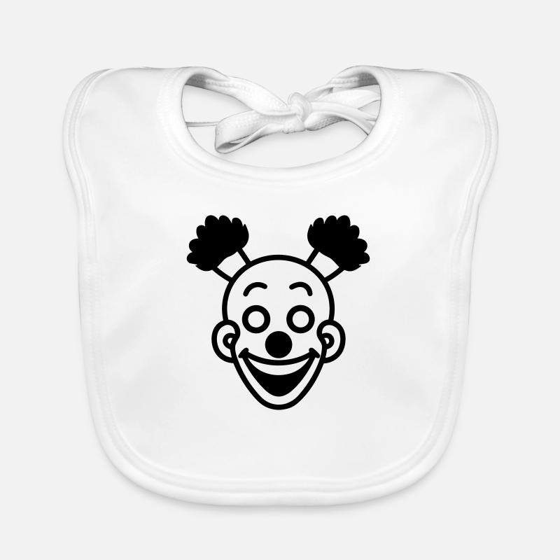 Clown Organic Baby Bibs