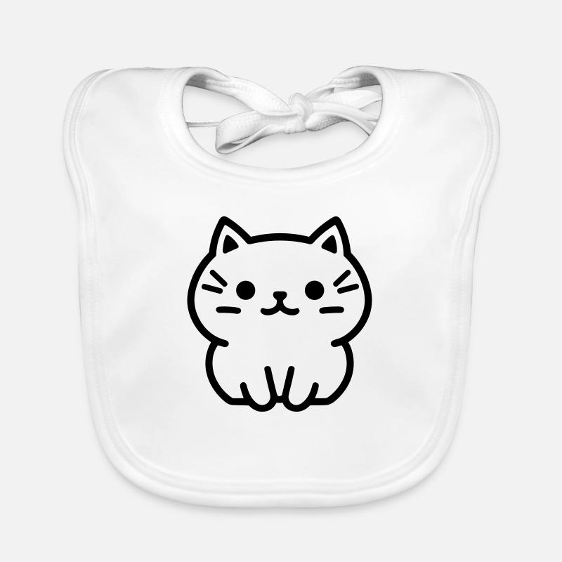 Kitten Organic Baby Bibs