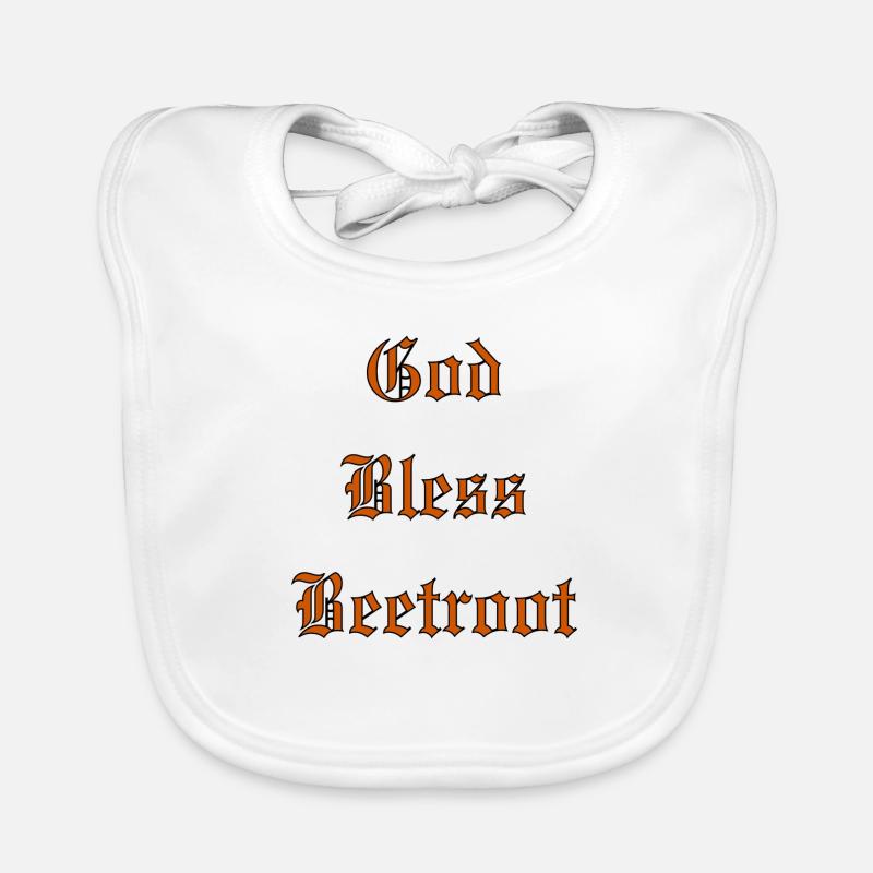 Bénédiction divineBetterave Bavoir bio Bébé