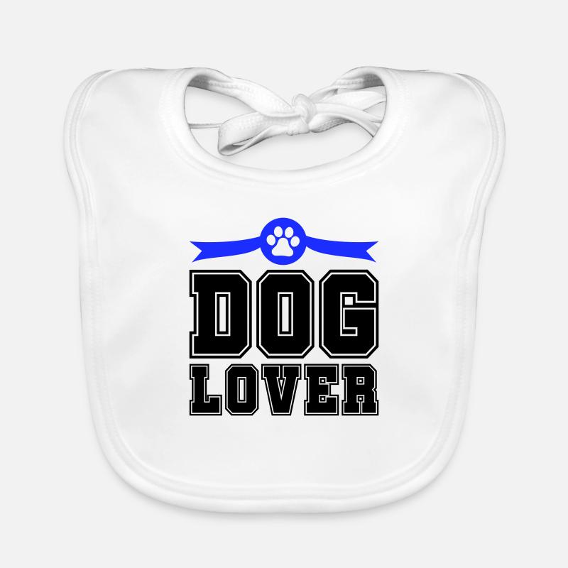 dog lover Baby Bio-Lätzchen