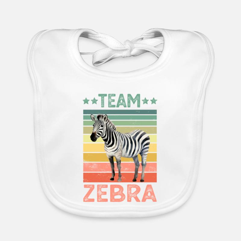 Zebra Organic Baby Bibs