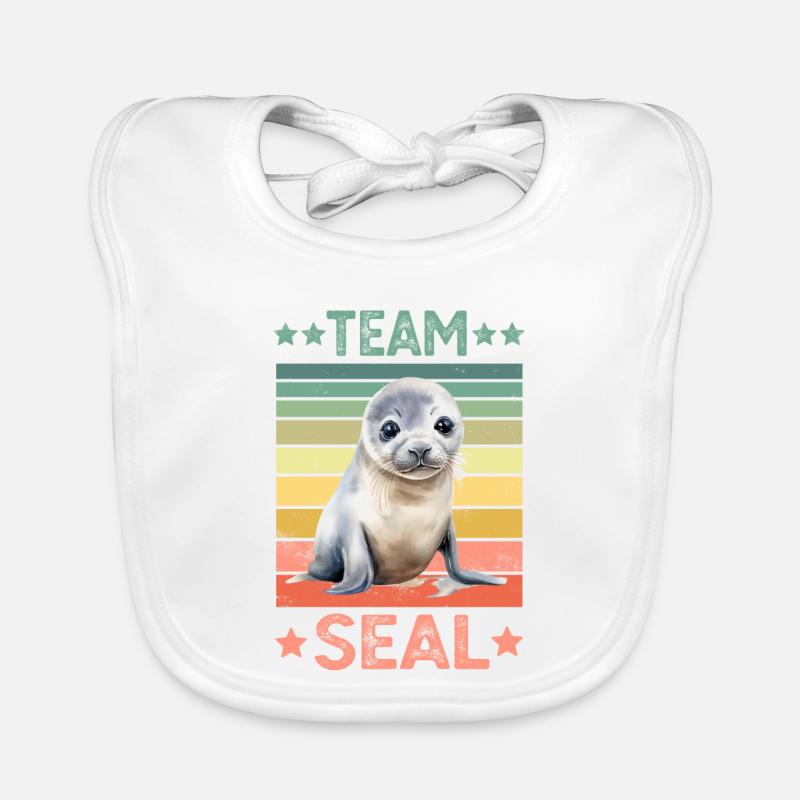 Seal seal Organic Baby Bibs