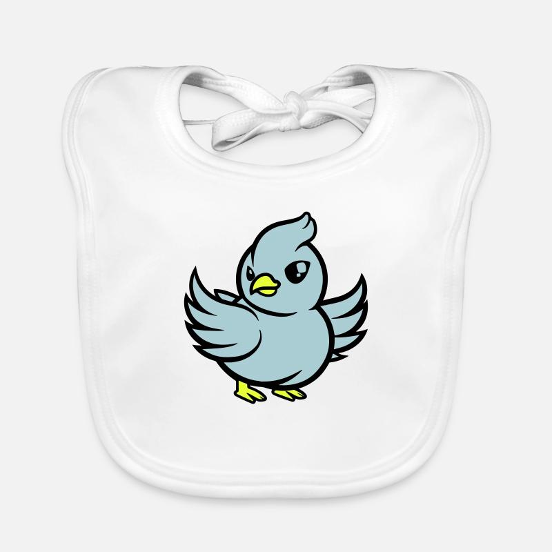 taube comic Baby Bio-Lätzchen