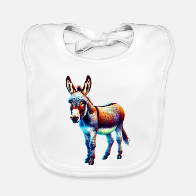 Mule âne Bavoir bio Bébé