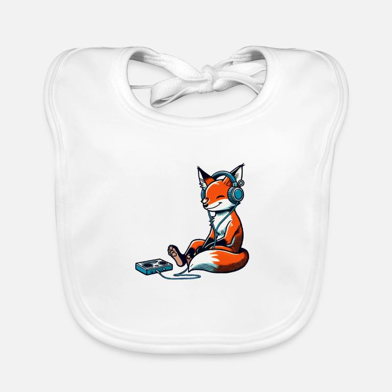 Fox Music Bavoir bio Bébé