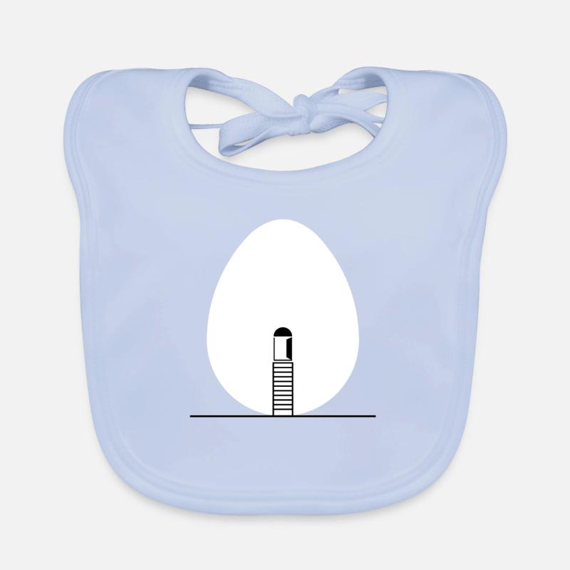 Egg Egg Egg Organic Baby Bibs