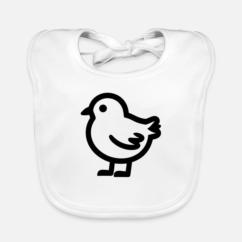 poussin Bavoir bio Bébé