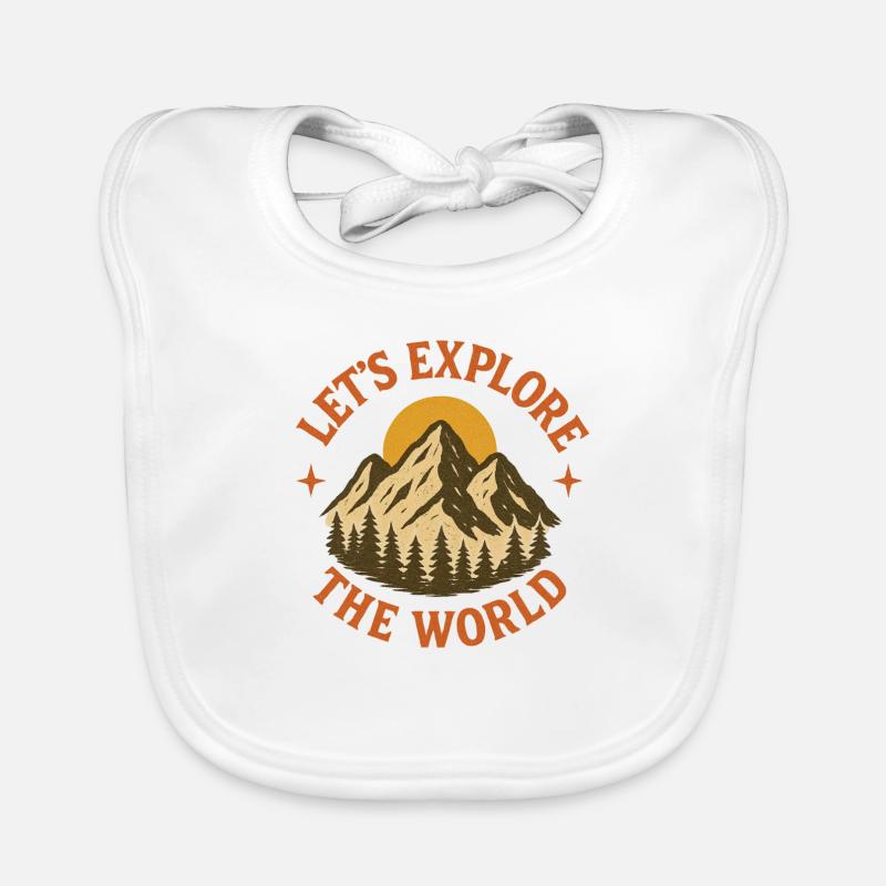 Explorons le monde Bavoir bio Bébé