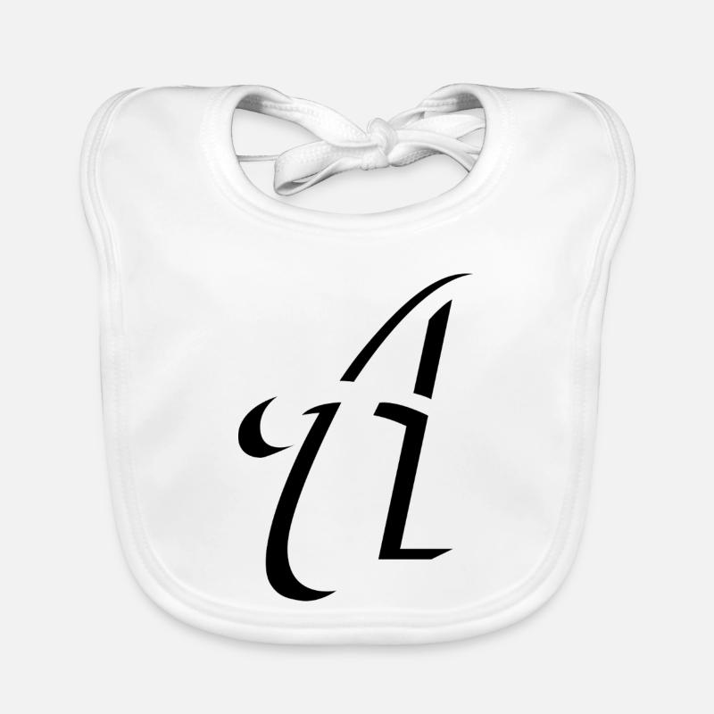Letter A, Name, der Buchstabe A Baby Bio-Lätzchen