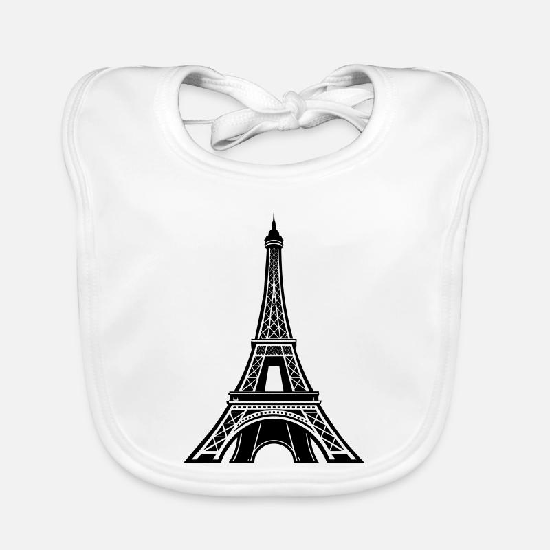Eiffelturm Paris Baby Bio-Lätzchen