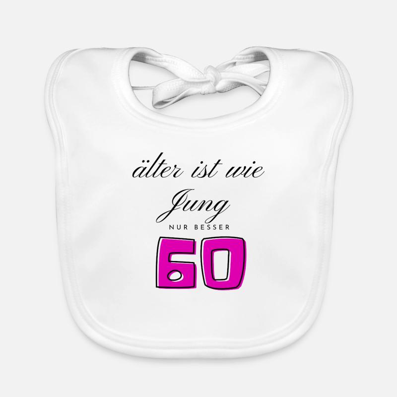 60e anniversaire Bavoir bio Bébé
