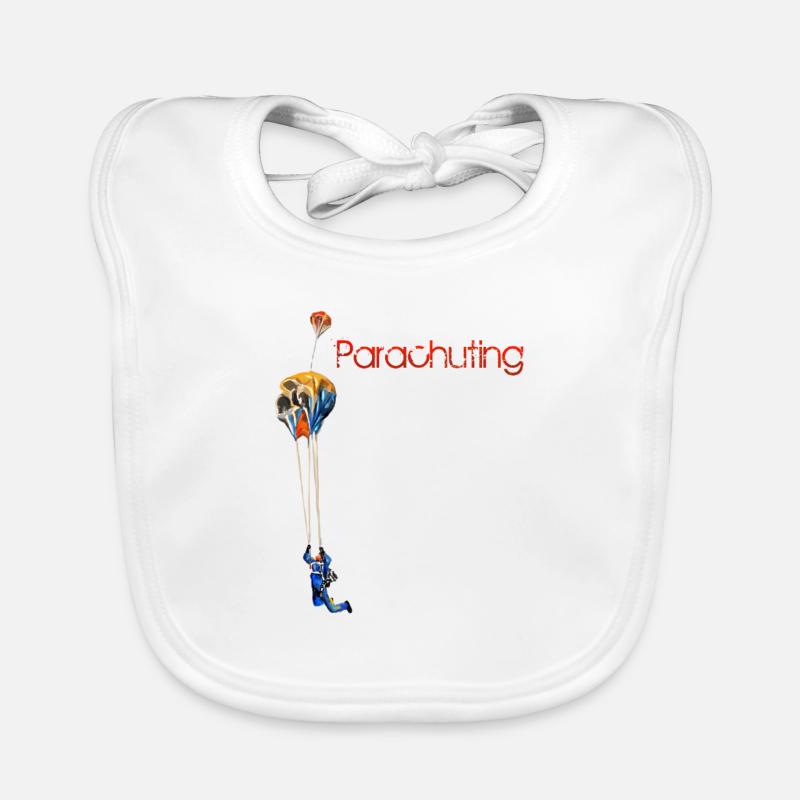 Parachuting Organic Baby Bibs