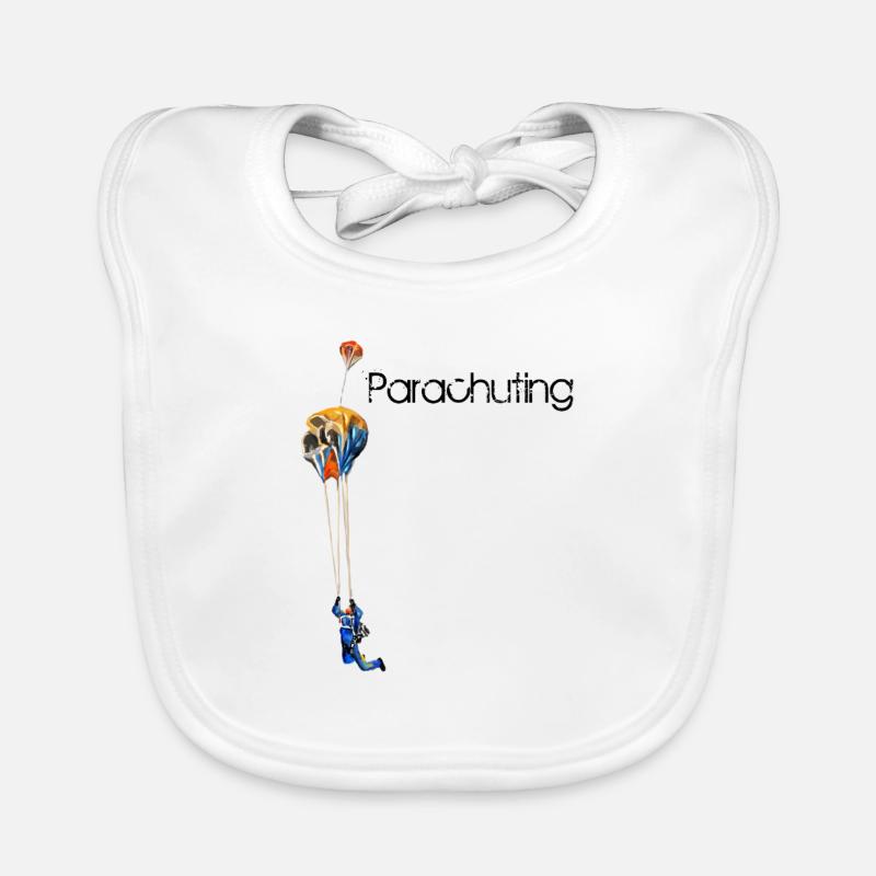 Parachuting Organic Baby Bibs