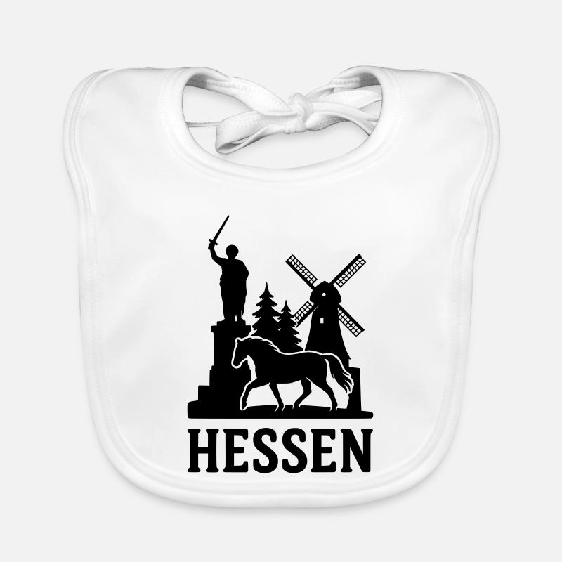 Hesse Silhouette Organic Baby Bibs