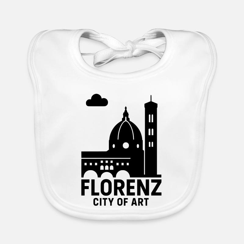 Florence Italie Silhouette Bavoir bio Bébé