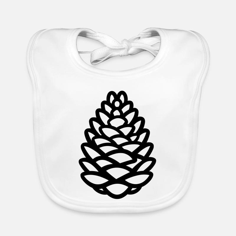 Pine Cone Organic Baby Bibs