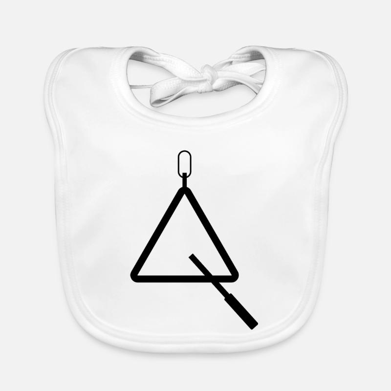 Triangle music Organic Baby Bibs