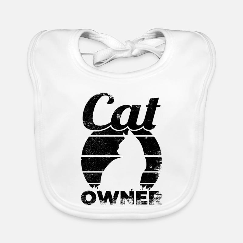 Cat owner Organic Baby Bibs