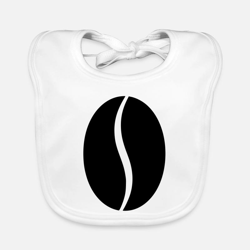 Silhouette du grain de café Bavoir bio Bébé