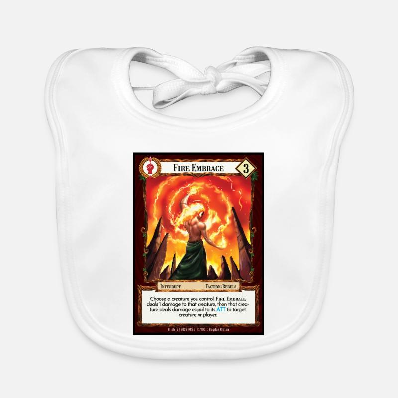 Fire Embrace Organic Baby Bibs