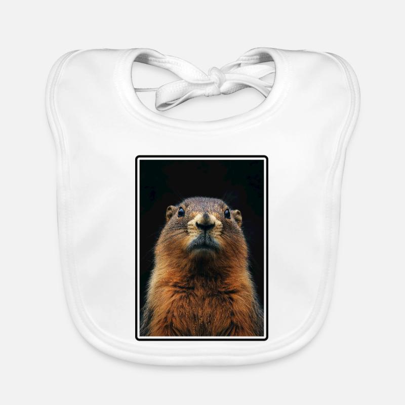 Murmeltiere Murmeltier Baby Bio-Lätzchen