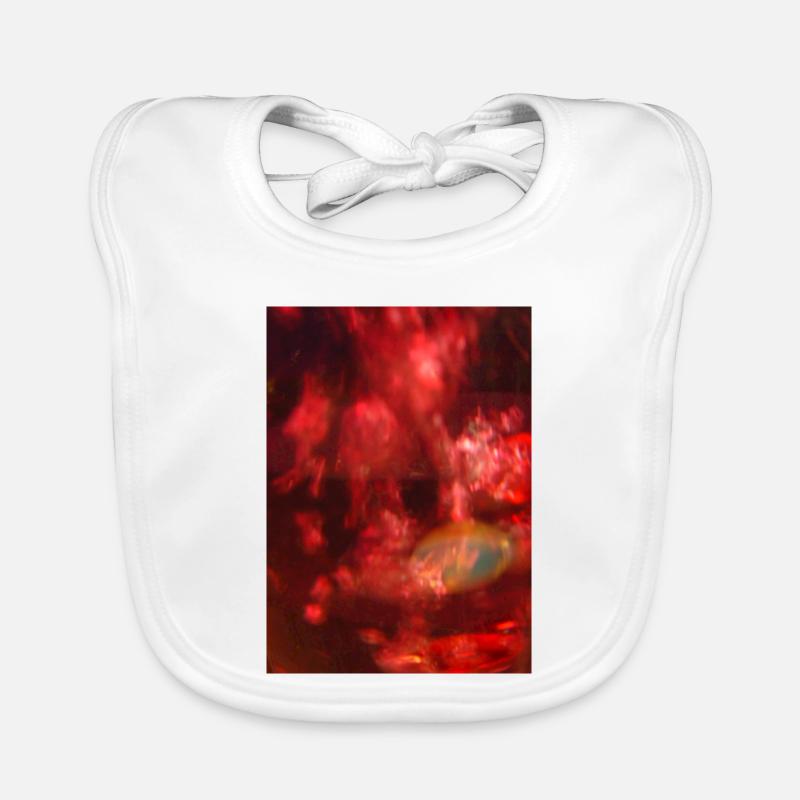 Red light noisy neon Organic Baby Bibs