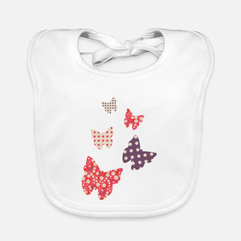 papillons Bavoir bio Bébé