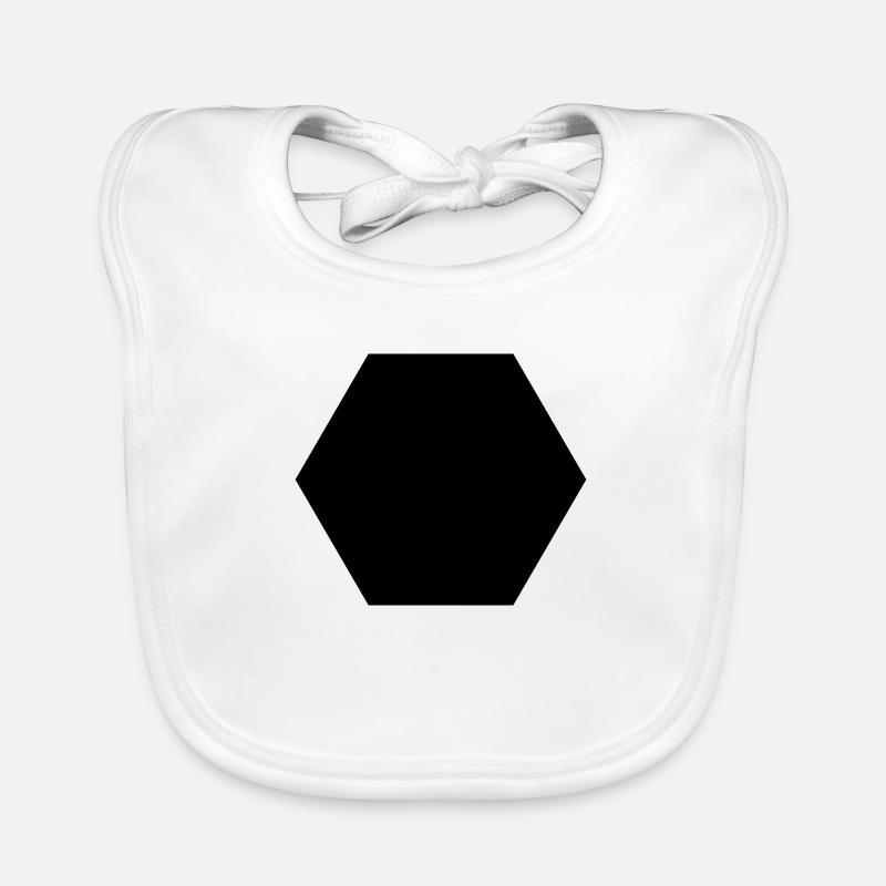 Hexagone Bavoir bio Bébé