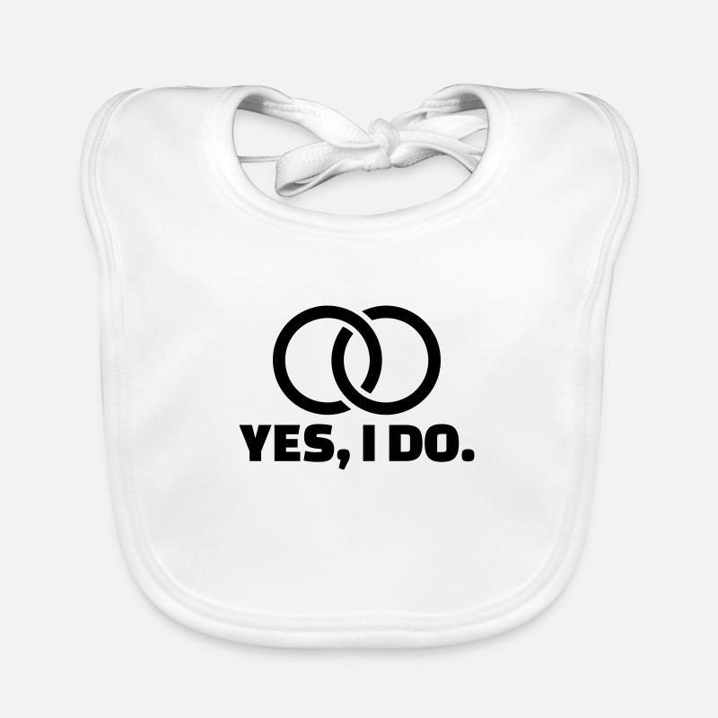 Demande en mariage Bavoir bio Bébé