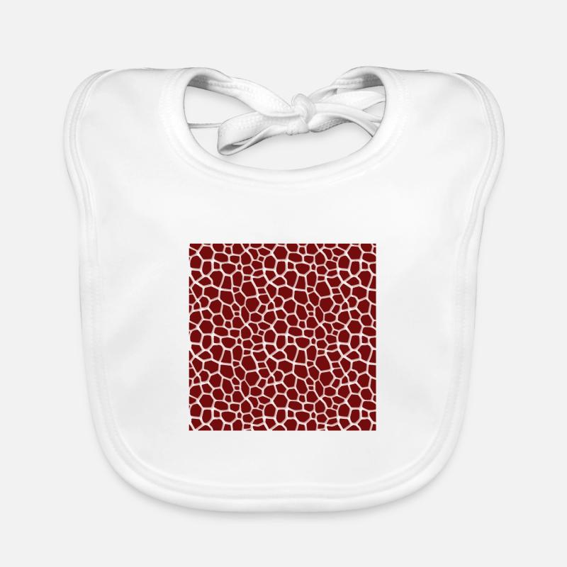 Peau d'animal avec style de couleur africaine Bavoir bio Bébé
