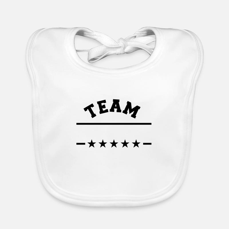 Team - Baby Bio-Lätzchen - Weiß