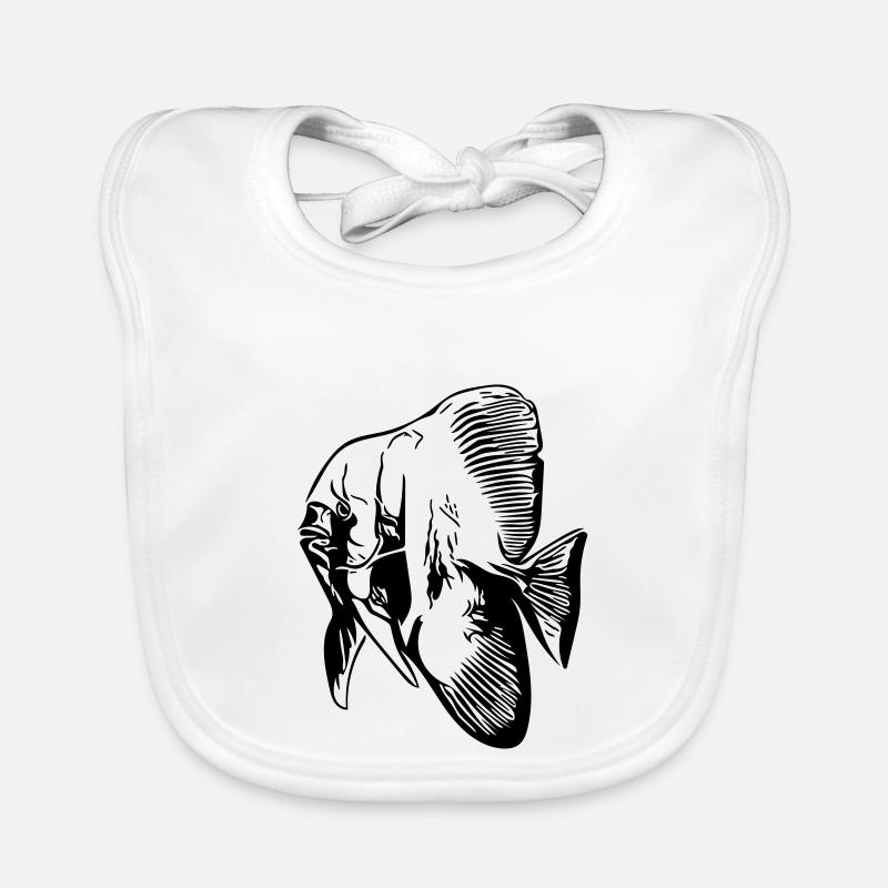 Batfish / Batfish / Vector colors Organic Baby Bibs