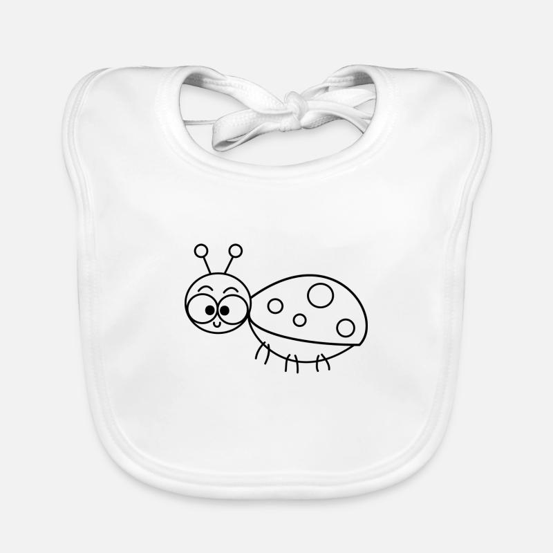 Marienkäfer Baby Bio-Lätzchen