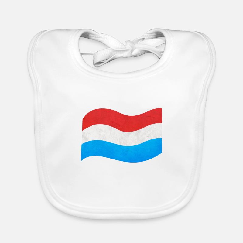 Le drapeau du Luxembourg Bavoir bio Bébé