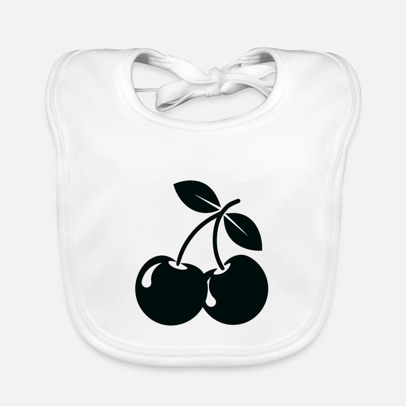 Cherries Organic Baby Bibs