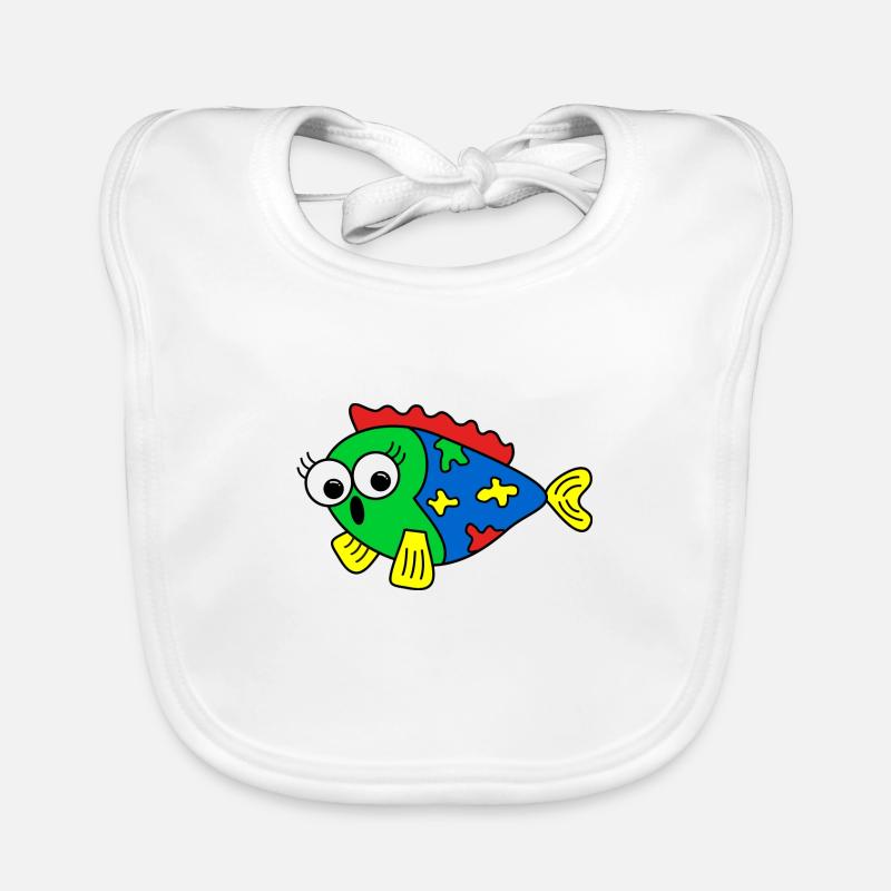 Poisson Bavoir bio Bébé