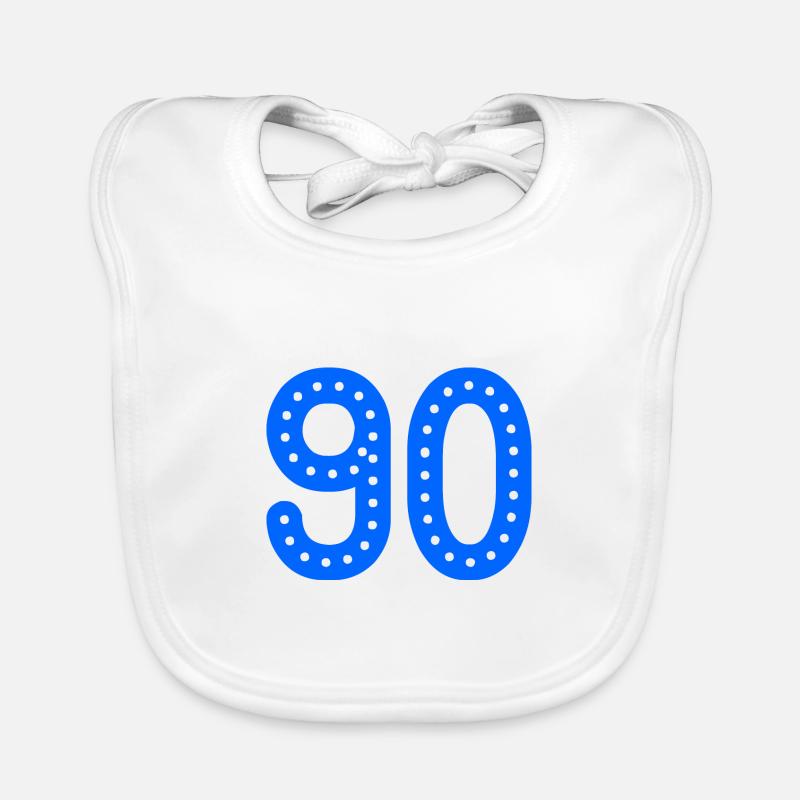 90. 90 YEARS. 90TH ANNIVERSARY. 90TH ANNIVERSARY. Organic Baby Bibs