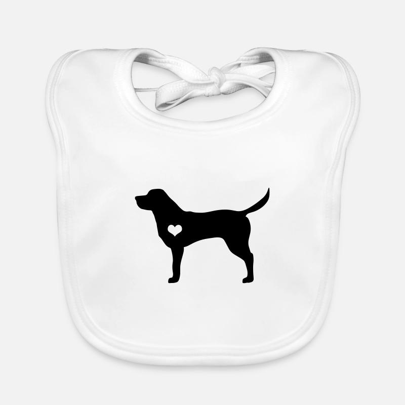 Labrador Retriever Hund Geschenkidee Baby Bio-Lätzchen
