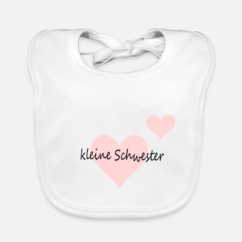 Kleine Schwester Baby Bio-Lätzchen