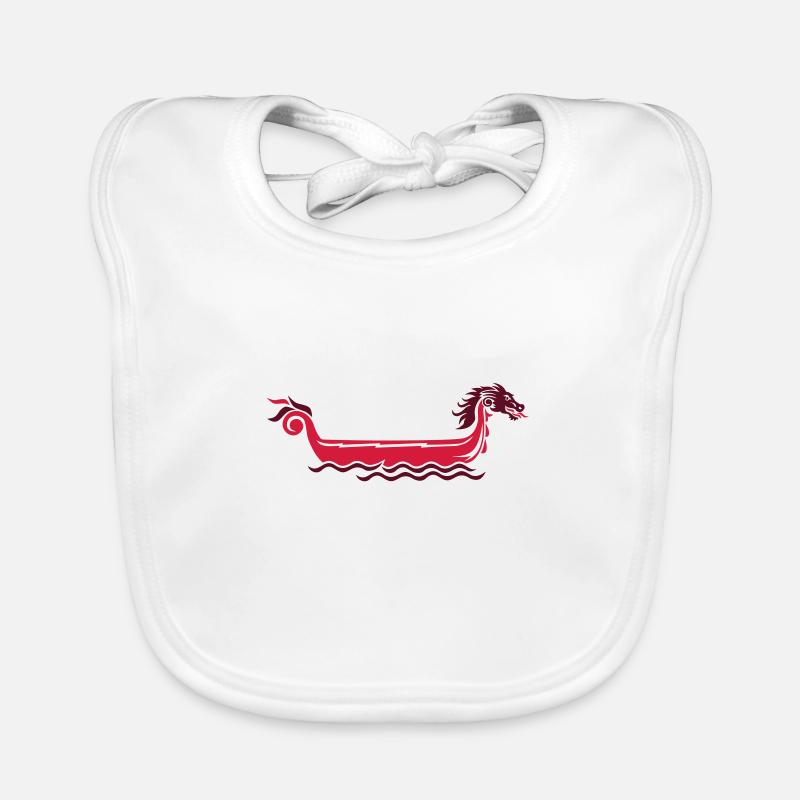 Drachenboot Baby Bio-Lätzchen