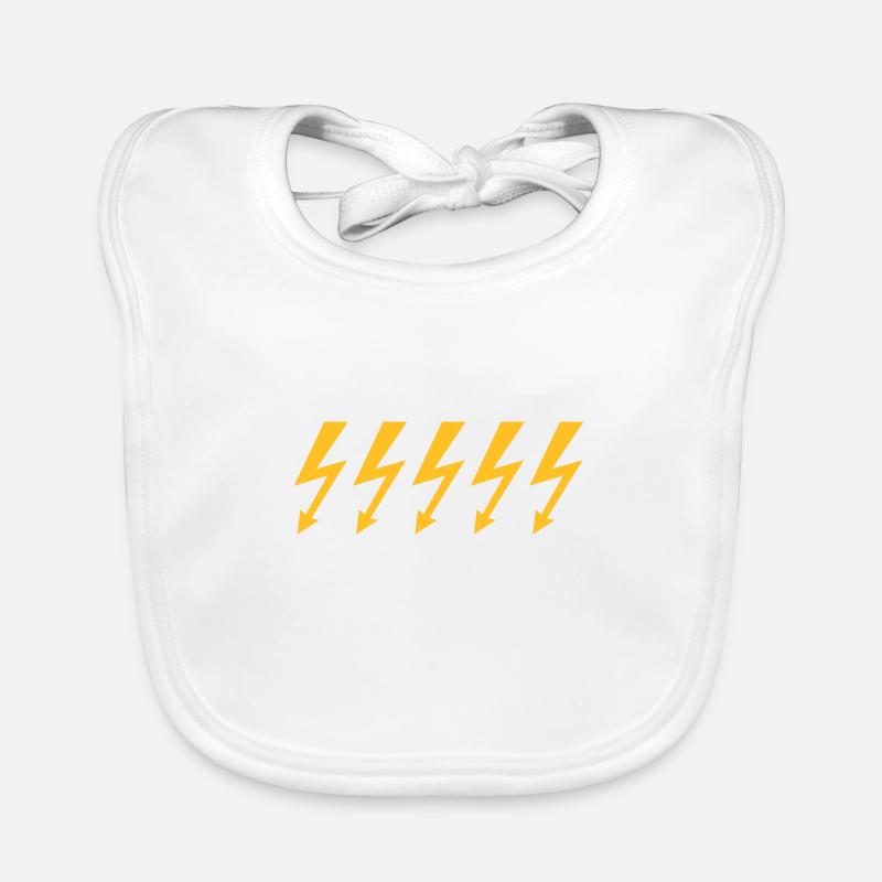 lightning Organic Baby Bibs