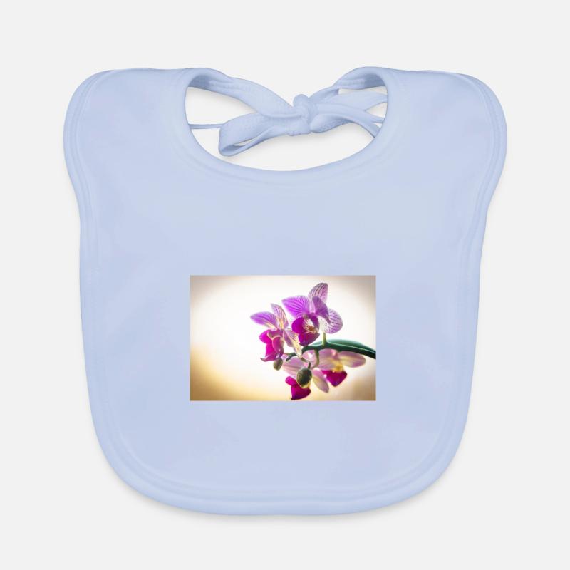 Focus sur l'orchidée Bavoir bio Bébé