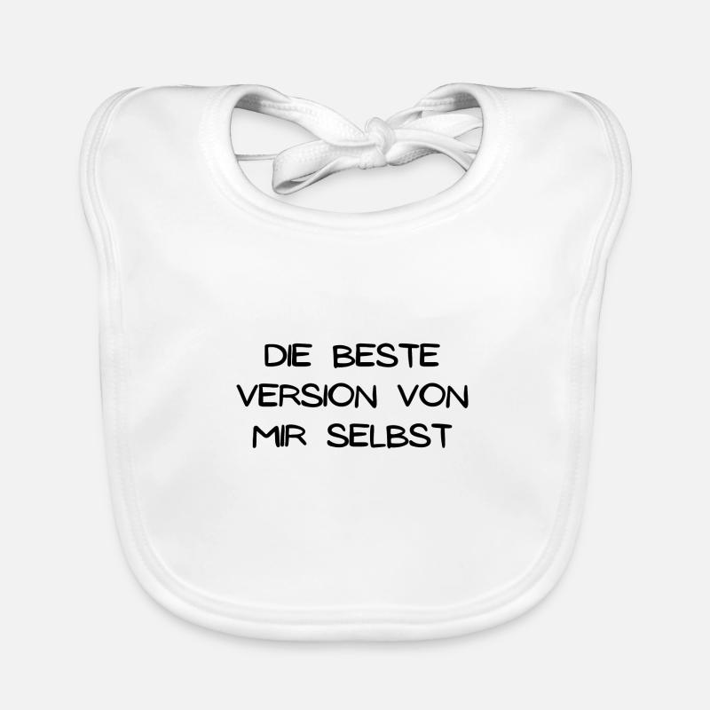 Die beste Version von mir selbst Baby Bio-Lätzchen