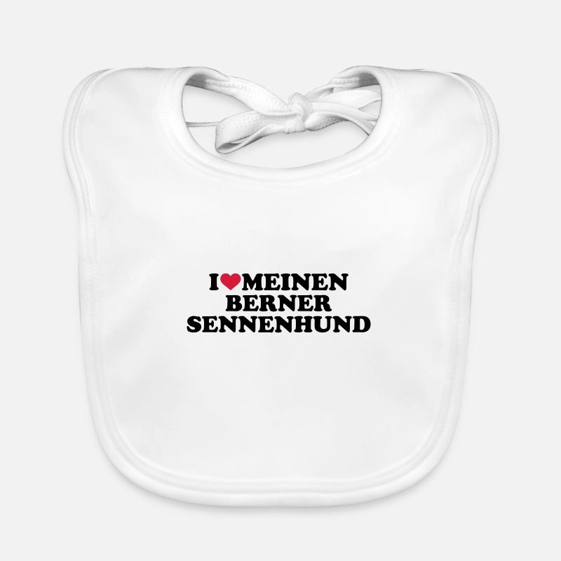 Bernese Mountain Dog Organic Baby Bibs