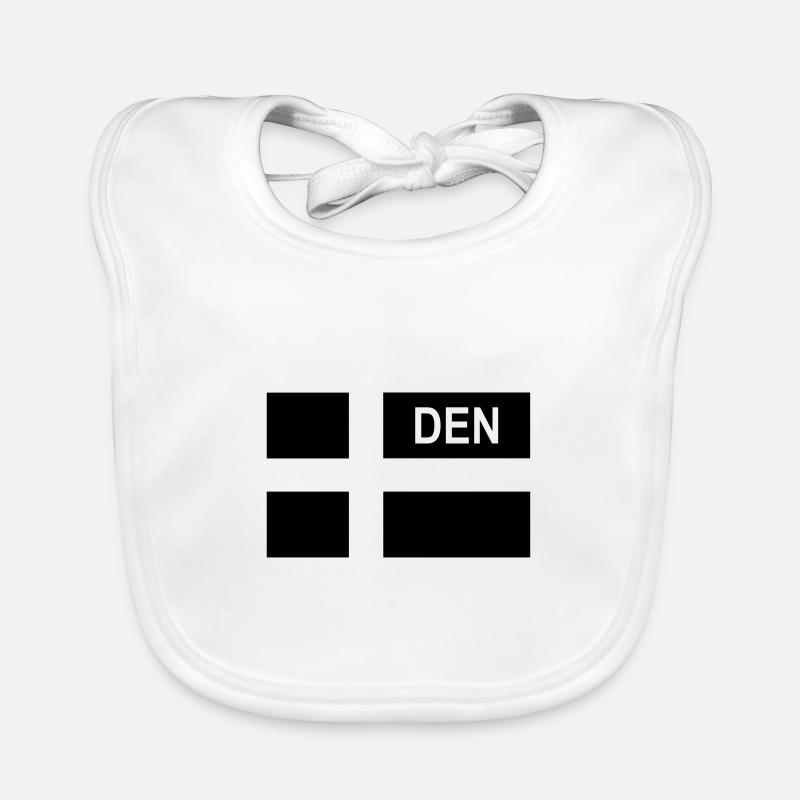 Drapeau tactique danois Danemark - Danemark - DEN Bavoir bio Bébé