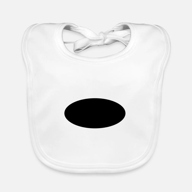 Fond ovale Bavoir bio Bébé